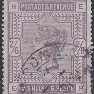 Great Britain 1883-4  SG.178 2/6d lilac very fine used.