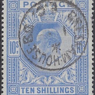 1912 Great Britain SG.319 10/- blue cds used