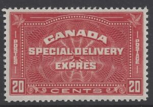1930 Canada - SG. S7  20 cent brown-red Special Delivery.  u/m (MNH) catalogue value £42.00