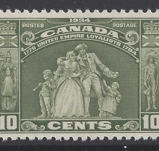 1934 Canada SG.333  10 cent olive green.  150th Anniversary of Arrival of United Empire Loyalists -  u/m (MNH)