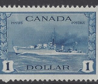 1942 Canada  SG.388   $1 blue.   (HMS Cossack) u/m (MNH)
