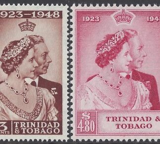 Trinidad & Tobago - 1948 Royal Silver Wedding SG.259/60  U/M (MNH)