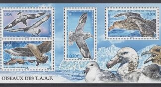 2016 French Antarctic - MS.775 Birds Mini sheet u/m (MNH)