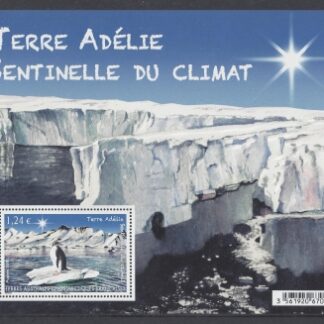 2015 French Antarctic MS.763 'Climate' mini sheet u/m (MNH)