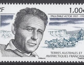 2015 French Antarctic - SG.750 Paul-Emile Victor - Ethnologist & Explorer. 1 value u/m (MNH)