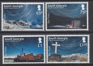 2013 South Georgia SG. 582-5 Star Trials set 4 values U/M (MNH)