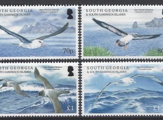 2015 South Georgia SG.643-6 Albatrosses set of 4 values U/M (MNH)