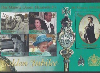 2002 South Georgia MS.336 Golden Jubilee U/M (MNH)