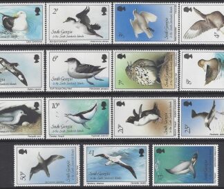 1987 South Georgia SG.161-75 Birds set 15 values U/M (MNH)