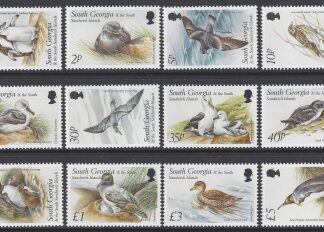 1999 South Georgia SG.294-305 Birds set of 12 values U/M (MNH)