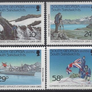 1989 South Georgia SG.191-4 25th Anniversary of Combined Services Expedition to South Georgia set 4 values U/M (MNH)