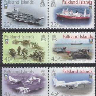 2002 Falkland Islands - SG.926-31 20th Anniversary of Liberation set 6 values U/M (MNH)