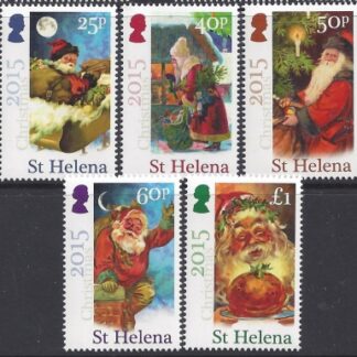 2015 St. Helena. SG.1247-51 Christmas set of 5 values U/M (MNH)