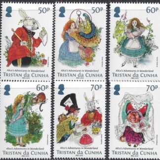 2015 Tristan Da Cunha - SG.1144-9 .Alice in Wonderland set 6 values U/M (MNH)