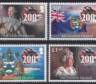2015 Ascension Island SG.1233-6. Ascension 200 Bicentenary - set 4 values U/M (MNH)