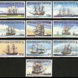 1999 British Indian Ocean Territory - SG.224 - 33 Ships set of 10 values  u/m (MNH)