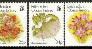 2000 British Indian Ocean Territory - SG.243-5  Christmas Flowers set 3 values  u/m (MNH)