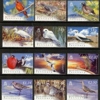 2004 British Indian Ocean Territory - SG.296-307  Birds set 12 values  u/m (MNH)