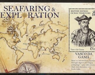 2009 British Indian Ocean Territory - MS.402 Seafaring & Exploration. mini sheet  u/m (MNH)