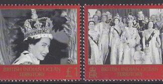 2003 British Indian Ocean Territory - SG.282-3 50th Anniversay of Coronation set 2 values  u/m (MNH)