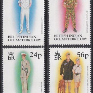 1996 British Indian Ocean Territory - SG.189-92 Uniforms set 4 values  u/m (MNH)
