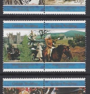 1997 British Indian Ocean Territory - SG.195-200 Golden Wedding of Queen Elizabeth II & Prince Philip. set 6 values   u/m (MNH)
