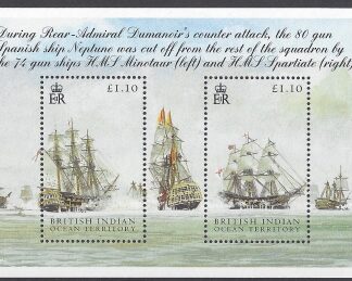 2005 British Indian Ocean Territory - MS.325  Bicentenary of Battle of Trafalgar - mini sheet   u/m (MNH)