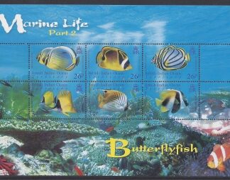 2006  British Indian Ocean Territory - MS.354 Marine Life 2nd  series Butterflyfish. mini sheet   u/m (MNH)