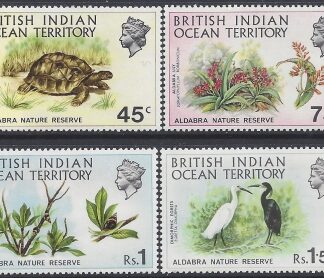 1971 British Indian Ocean Territory - SG.36-9 - Aldabra Nature Reserve. 4 values  u/m (MNH)