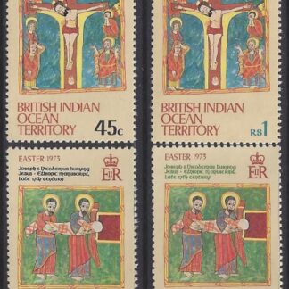 1973 British Indian Ocean Territory - SG.47-50 - Easter  set 4 values u/m (MNH)