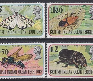 1976 British Indian Ocean Territory - SG.86-9  - Wildlife (4th Series) set 4 values u/m (MNH)