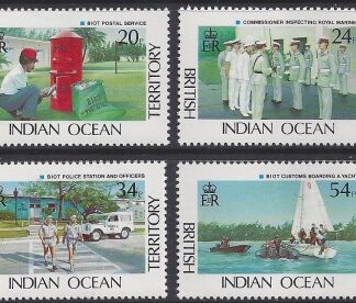 1991 British Indian Ocean Territory - SG.111-4  B.I.O.T Administration set 4 values  u/m (MNH)