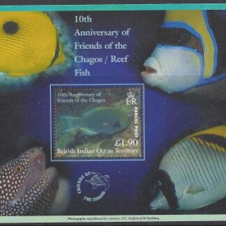 2002 British Indian Ocean Territory - PMS1. 10th Anniversary of Friends of Chagos Reef Fish  set 1  value  u/m (MNH)