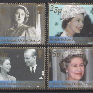 2002 British Indian Ocean TerritorySG.261-4 Golden Jubilee.  set 4  values  u/m (MNH)