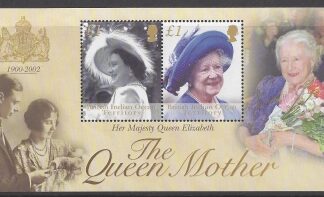 2002 British Indian Ocean Territory - MS.269 Queen Elizabeth the Queen Mother Commemoration.  mini sheet  u/m (MNH)