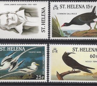 1985 St. Helena SG.464-7 Birth Centenary J.Audubon (ornothologist) 4 values U/M (MNH)