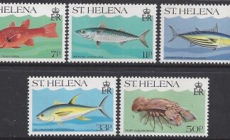 1985 St. Helena SG.459-63  Marine Life set  5 values U/M (MNH)