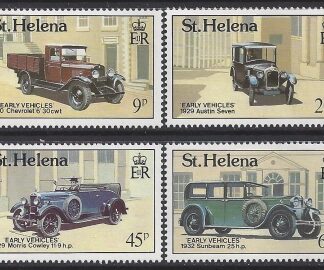 1989 St. Helena SG.553-6  Early Vehicles. set 4 values U/M (MNH)