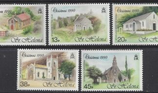 1990 St.Helena SG.577-81 Christmas Local Churches. set 5 values U/M (MNH)