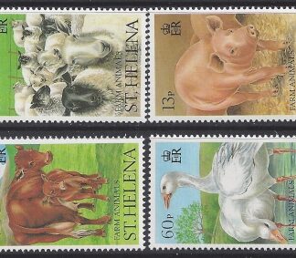 1989 St. Helena SG.558-61  Farm Animals. set 4 values U/M (MNH)