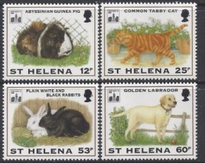 1994 St.Helena - SG.659-62  Hong Kong 94 - Pets set 4 values U/M (MNH)