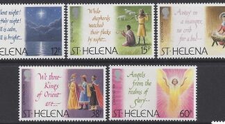 1994 St.Helena - SG.671-5  Christmas Carols set 5 values U/M (MNH)
