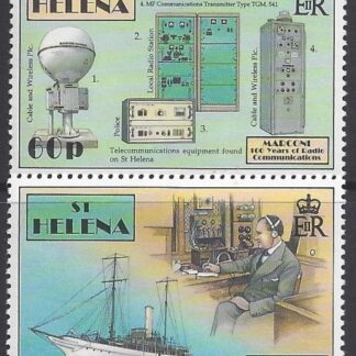 1996 St Helena  SG.714-5 Centenary of Radio. set 2 values U/M (MNH)