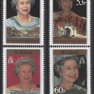 1996 St Helena  SG.716-9 70th Birthday of Queen Elizabeth II. set 4 values U/M (MNH)