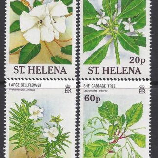 1989 St. Helena SG.531-4  Rare Plants (2nd series). set 4 values U/M (MNH)