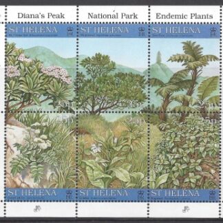 1997 St Helena SG.734-9 Endemic Plants from Diana's Peak National Park  set 6 values U/M (MNH)