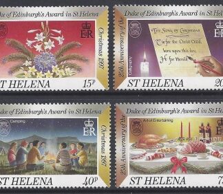 1997 St. Helena SG.753-6 Christmas - 25th Anniversary D of E award in St. Helena set 4 values U/M (MNH)