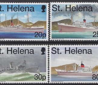 1998 St. Helena SG.757-60 Union Castle Ships (2nd issue) set 4 values U/M (MNH)