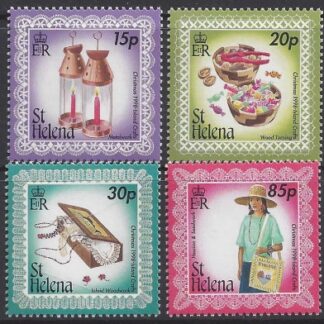 1998 St Helena  SG.778-81 Christmas - Island Crafts set 4 values U/M (MNH)