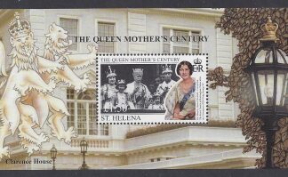 1999 St. Helena MS.794 Queen Elizabeth the Queen Mother's Century. mini sheet U/M (MNH)